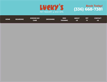 Tablet Screenshot of luckyspetresort.com